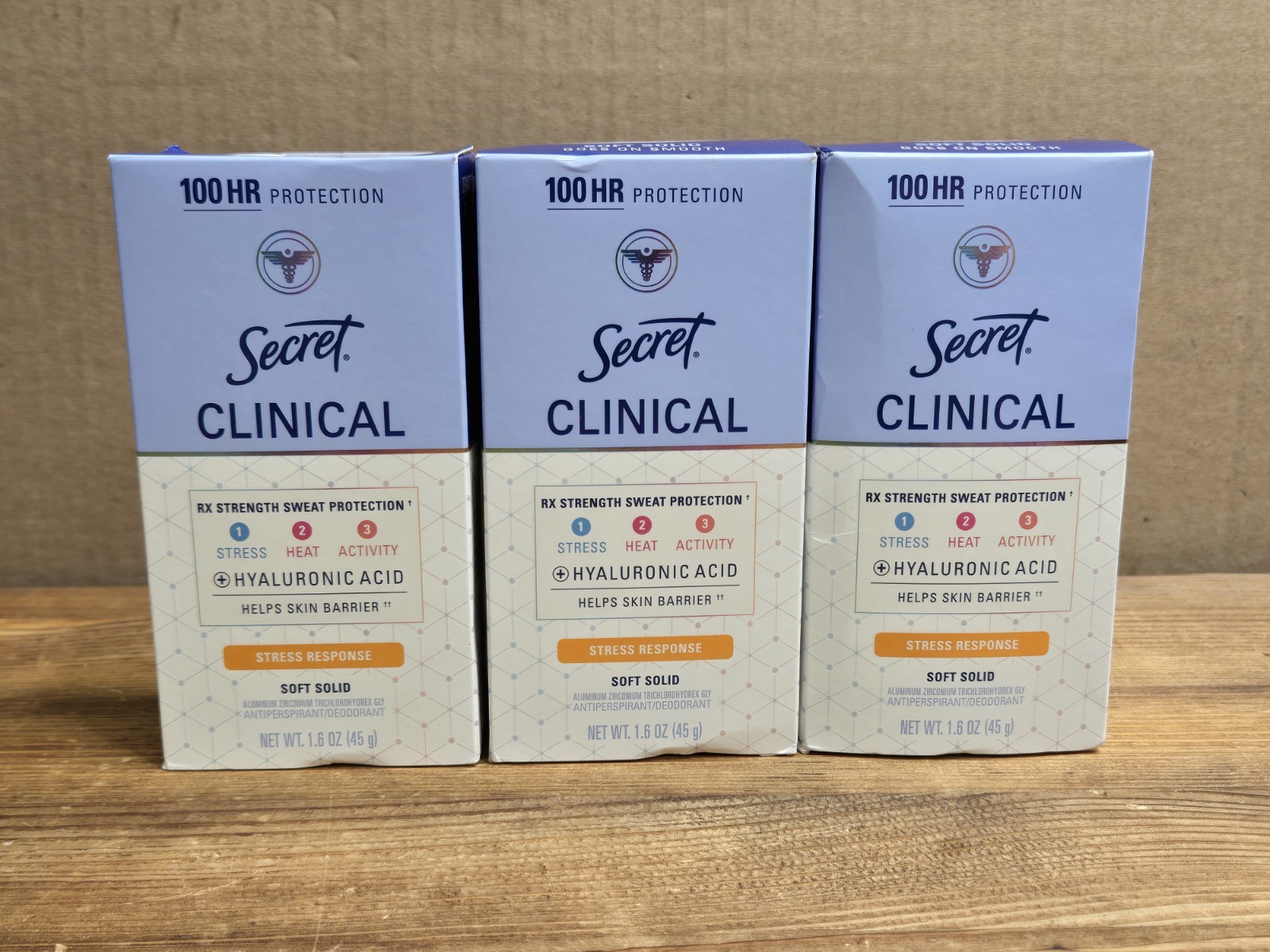 3x Secret Clinical Strength Antiperspirant Gel Deodorant for 1.6 Oz Exp. 2028