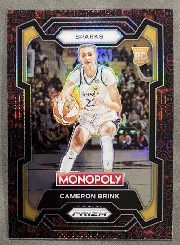 2024 Panini Prizm Monopoly WNBA - Red Icons Prizm - Cameron Brink - #39