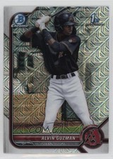 2022 Bowman Chrome Prospects Mega Box Mojo Refractor Alvin Guzman #BCP-18 09j5