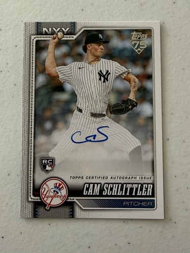 Cam Schlittler #111 2026 Topps Flagship Real One Autograph card
