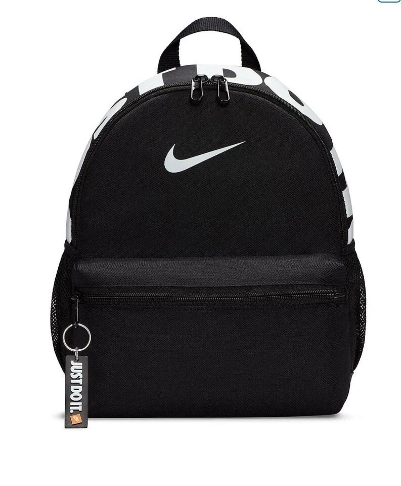 Nike Kids Brasilia JDI Mini Backpack 11L Black White DR6091 010 New - Image 2 of 4