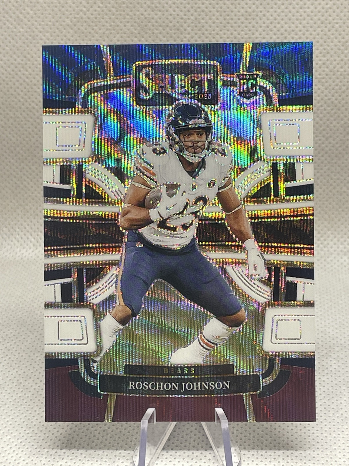 2023 Panini Select Tri-Color Prizm RC Rookie 248/259 Roschon Johnson #19 BEARS