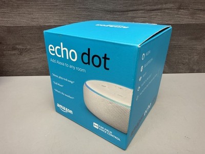 Amazon Echo Dot 3. Generation Alexa Smart Lautsprecher Sandsteinweiß - Neu & Versiegelt