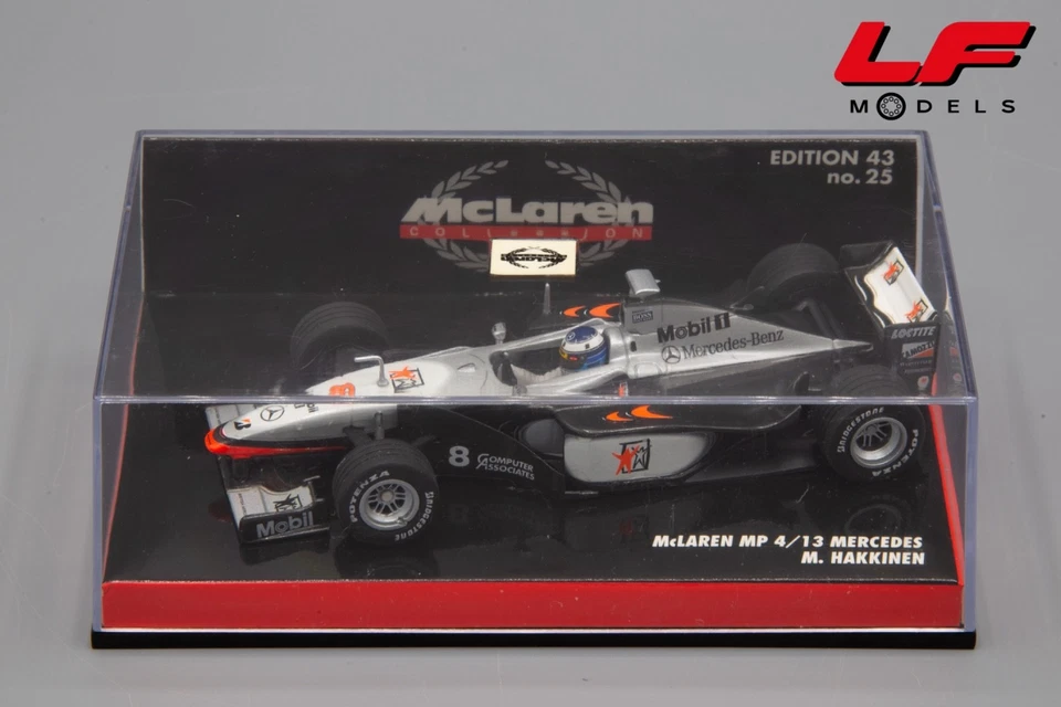 1:43 McLaren Mercedes MP4/13 M. Hakkinen - Minichamps - Immagine 3 di 3
