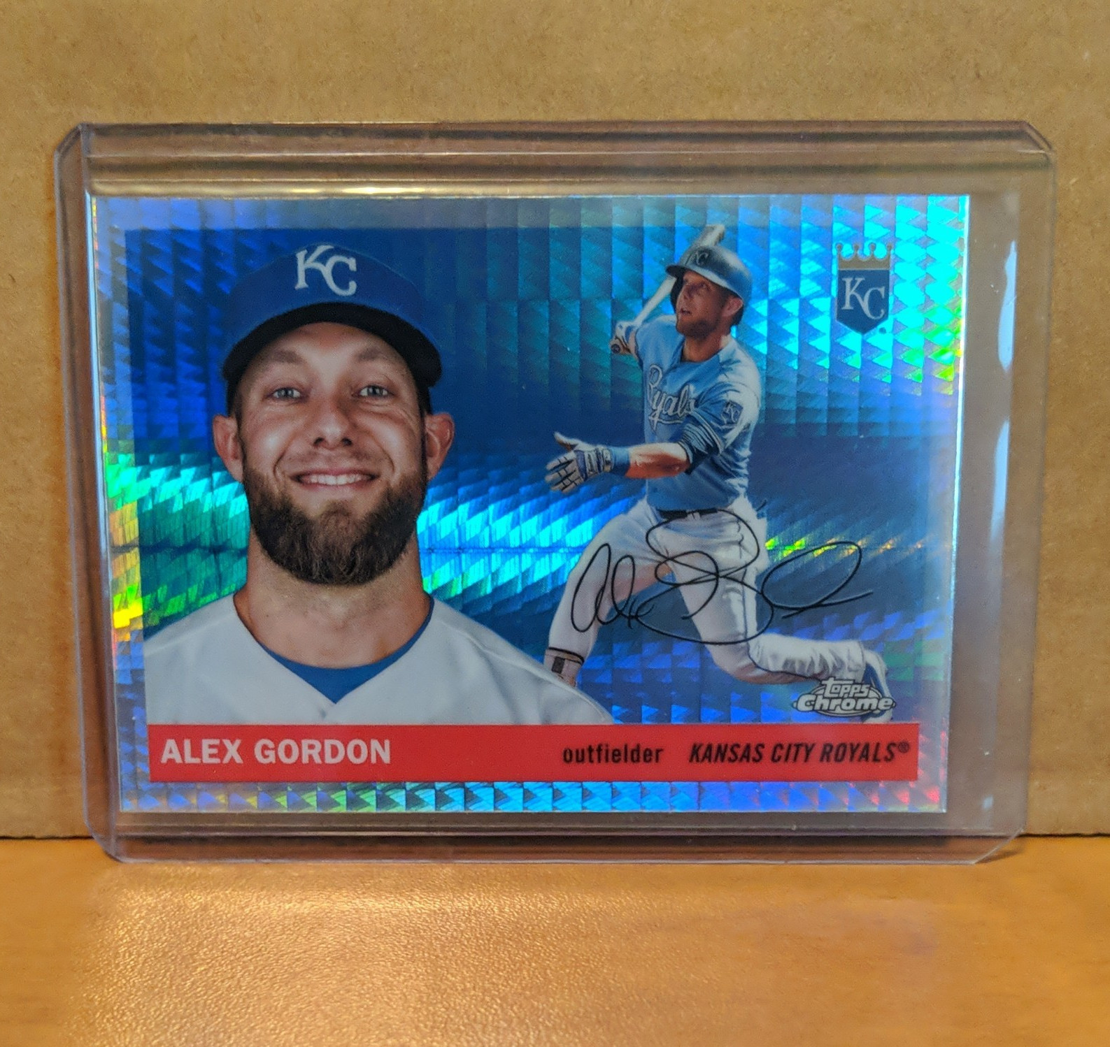 Topps Chrome Platinum 2025 Alex Gordon Prism Refractor Royals #419