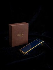 Accendino S.T. Dupont originale laccato nero e oro – Made in France – Elegante v