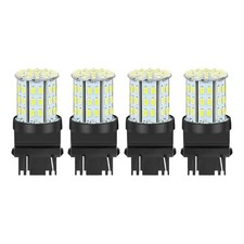 4X 3157 LED Bulb 64-SMD 6000K White For Reverse Tail Brake Stop Signal Light
