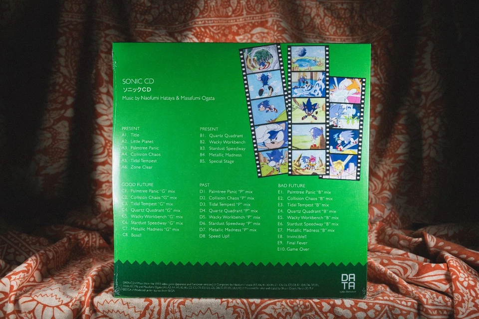 SEALED Sonic CD Soundtrack BLUE 3LP 180g vinyl VGM sega mania ost not moonshake - Image 2 of 3