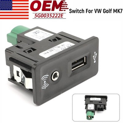 5G0035222E For VW Golf 7 7.5 MIB2 CarPlay MDI USB AUX Switch Control AMI Adapter