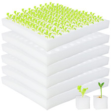 Tongnian 600 Pcs Hydroponic Sponges Soil-Less Cultivation Planting Gardening 0.04 per gallon