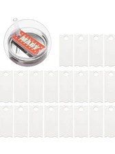 20-pk Sublimation Acrylic Name Blank Plate For Stanley Cup 40 oz PYD Life