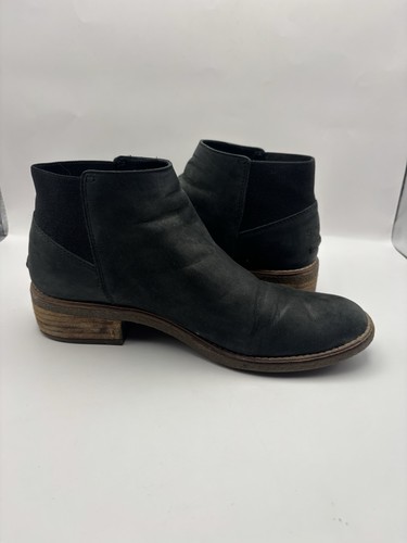 Sperry Maya Lani Black Ankle Booties Women Size 8.5 - Picture 7 of 9