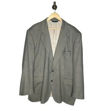Vintage L.L. Bean Houndstooth Blazer Mens 46R USA Made Heritage Sport Coat