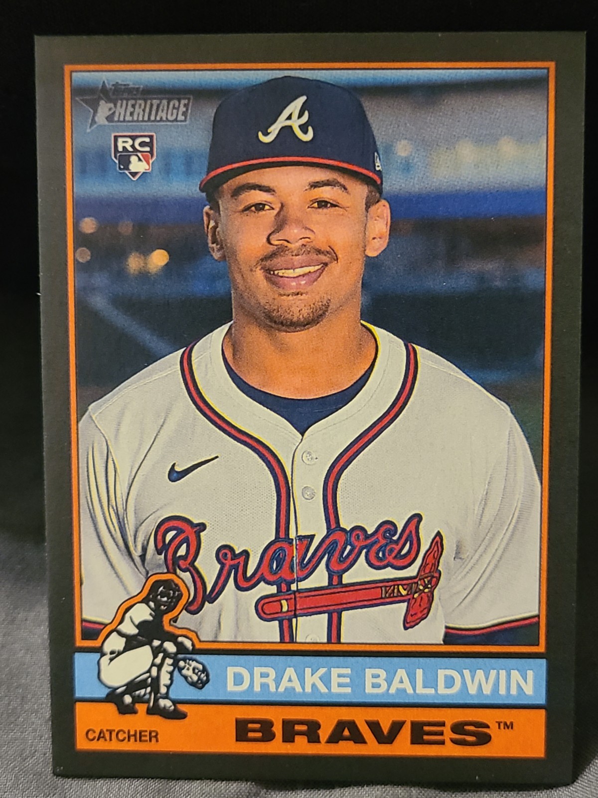 2025 Topps Heritage High DRAKE BALDWIN Black Border /50 #561 BRAVES SP