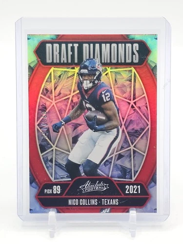 2025 Panini Absolute Football Spectrum Red Nico Collins #7