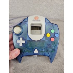 Sega Dreamcast Controller Translucent Blue Wired HKT-7700 Original OEM Mens