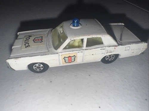 Vtg Lesney Matchbox Series #55 or 73 Superfast Police Mercury Vehicle Car 1:64