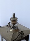 Vintage MCM Large Metal and Glass Liquor Decanter Music Box — photo 7