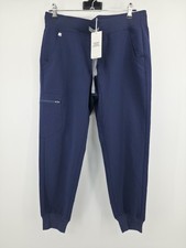 FIGS Zamora Jogger Scrub Pants Women  s Size Medium Petite Navy New