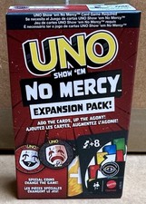 UNO Show 'Em No Mercy EXPANSION PACK "SAVE YOURSELF or DOUBLE THE PAIN " IN HAND
