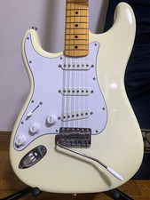 Guitarra Stratocaster Reversa Derecha Edwards by ESP Olympic White SSL-1 Pastilla