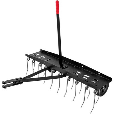 Suchtale 40inch Tow Behind Dethatcher with 20 Spring Steel Tines,Lawn Sweeper...