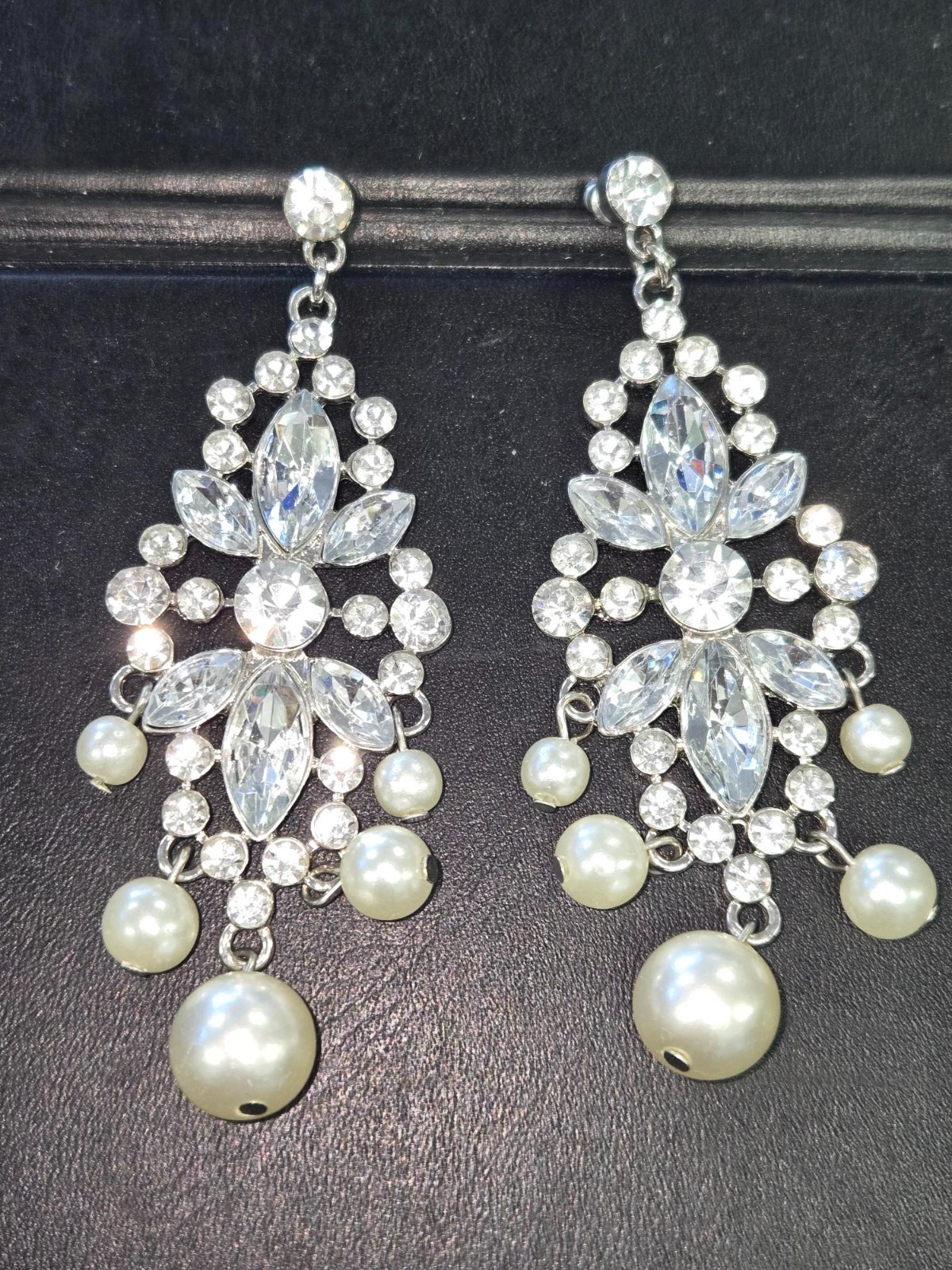 4 Pair Multicolor Dangle Earrings - image 3