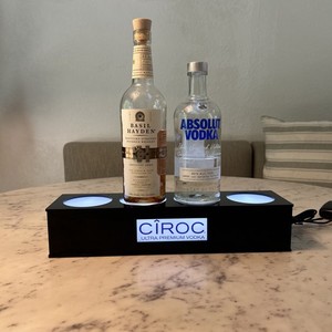 Ciroc Light Up Bottle Display- Rare Collectible Bar Ware