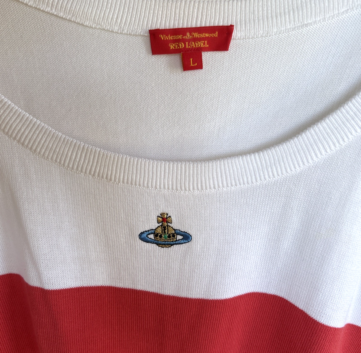 Vivienne Westwood Women's Vintage Red Label Knit Top Colorblock