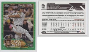 2023 Topps Chrome Green Wave Refractor /99 Juan Soto #100