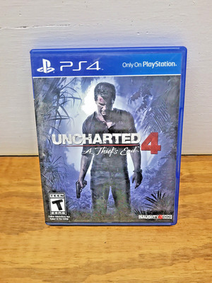 PS4 Uncharted 4 A Thief's End Platinum Trophy