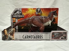 Mattel 2017 Jurassic World Attack CARNOTAURUS Chomp Action 1st Release NEW MINT