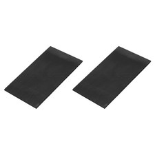 Rectangle Graphite Block Disk Ingot Graphite Electrode Plate 100x60x2mm,2 pcs