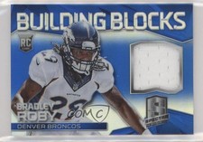 2014 Panini Spectra Building Blocks Jerseys Blue Prizm 38/49 Bradley Roby sm1