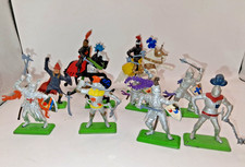 Vintage 1971 Britains Detail Medieval Knight's figures Lot of 10