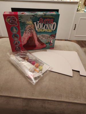 Groovy Labz Machen Sie Ihr eigenes Glitzer Vulkanausbruch Kit pädagogisches Spielzeug 