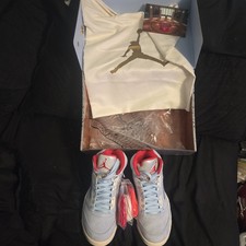 Jordan Air Jordan 5 Retro Trophy Room Ice Blue 2019 CI1899-400 Men's