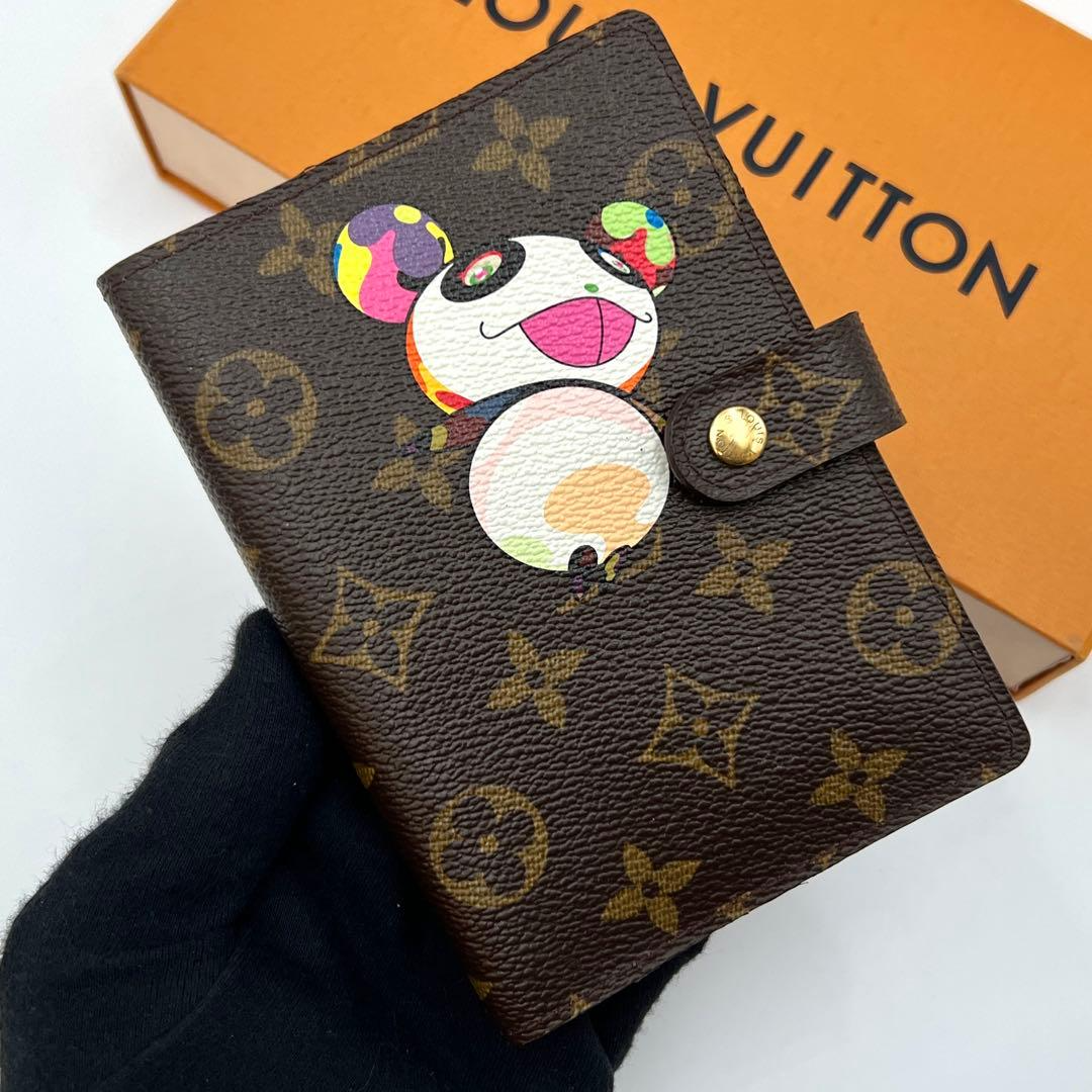 Louis Vuitton Monogram Panda Agenda PM R20011 Day Planner Cover