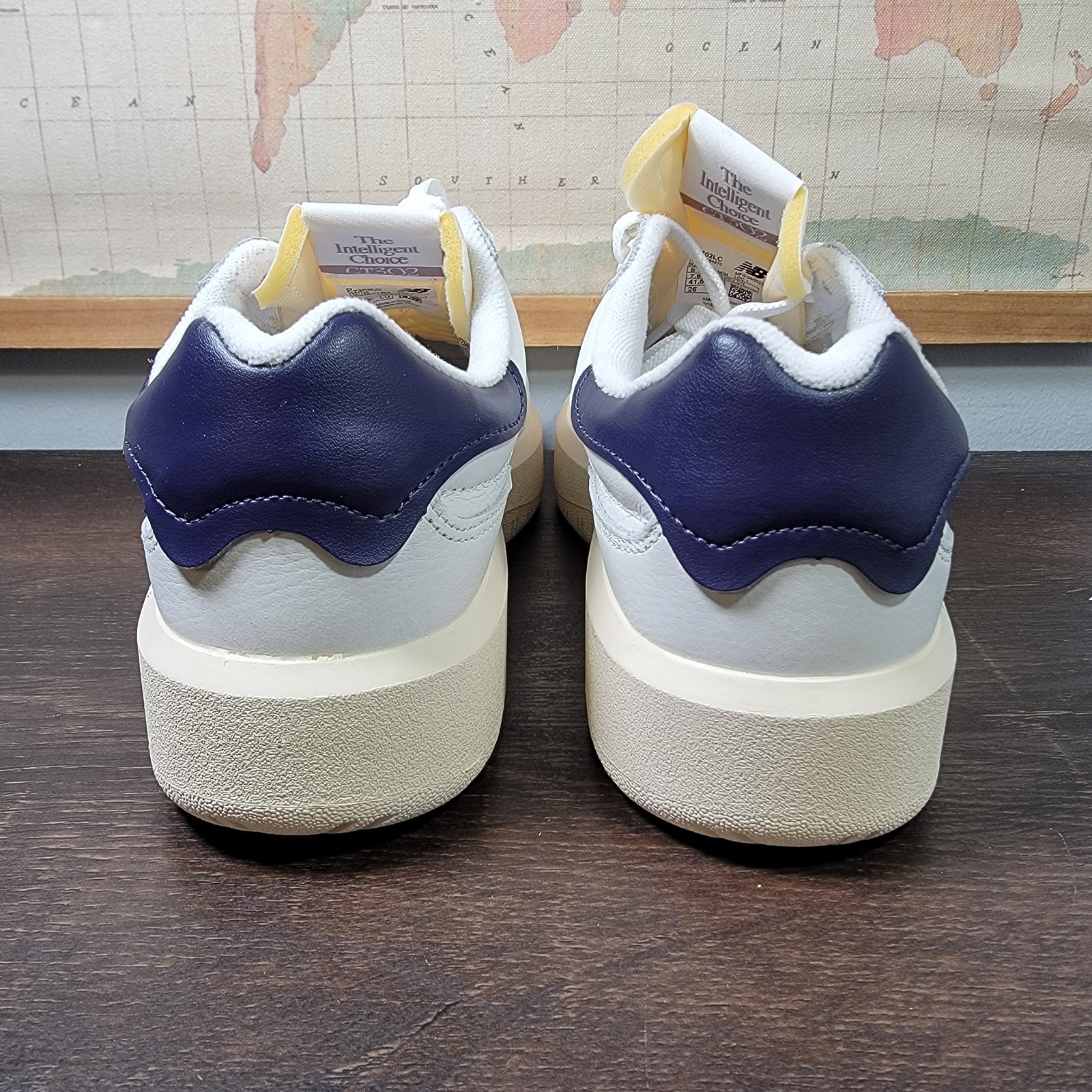 BRAND *NEW* New Balance White Dark Mercury Lilac Chalk Women's Size 9.5 *UNISEX thumbnail 5