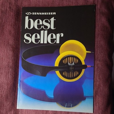 SENNHEISER Katalog Prospekt 80er Jahre 80s catalog brochure Kopfhörer Mikrofon