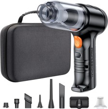 SEALIGHT Mini Car Vacuum Wireless, High Power Suction and Air Duster, Lightweigh