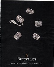 PUBLICITE ADVERTISING 2011  BUCCELLATI bagues