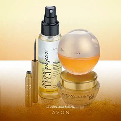 AVON SET GOLD EYELINER, ANEW ULTIMATE 7S, INCANDESSENCE, ADVANCE SUPREME OILS