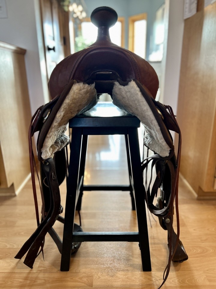 Fabtron Easy Rider Western Trail Saddle 7174 17” Lightly Used eBay