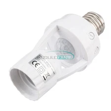 AC100-240V PIR Infrared Motion Sensor Switch E27 Inductor Lamp Base Holder