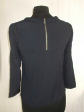 Tunique / Haut COMPTOIR DES COTONNIERS - Modèle IFICTION - Taille S - Bleu Laine - Occasion Très Bon état