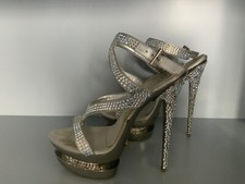 Gianmarco Lorenzi blacklabel swarowsky heels size 39