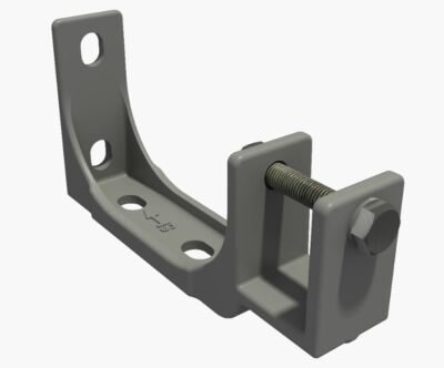 1er Markise Stahl Deck-Wandhalterung Befestigung Kombihalterung 40mm SPP059  grau | eBay.de