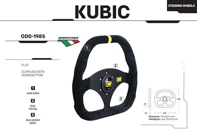 Vends volant OMP Kubic (310x265) - pièces et voitures de course à