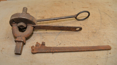 Blacksmith made anvil attachment rod bending tool forge forming bender steel lot
